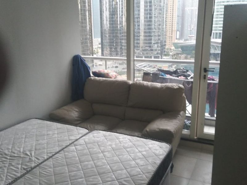 Furnished Partition With Attached Balcony Available For Rent In Arch Tower JLT AED 3000 Per Month